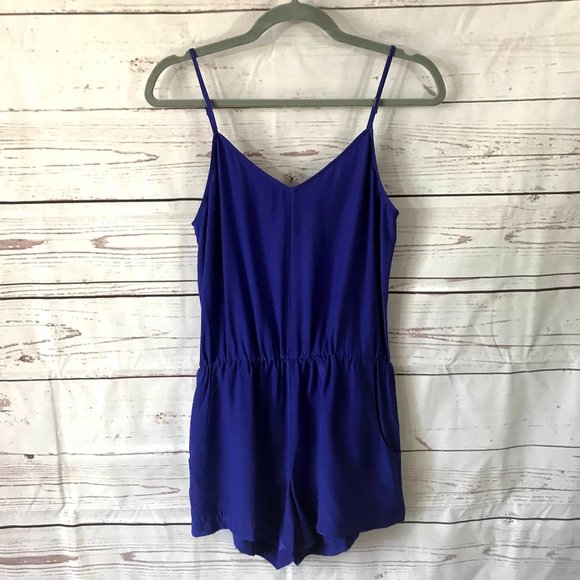 Parker Pants - Parker NY Women's Blue Edie Romper NWT